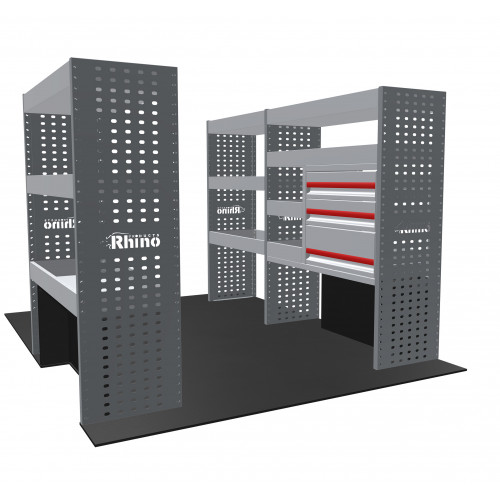 NEW MR4 Modular Racking - Drawer & Shelf - MR059-DS (FWD)