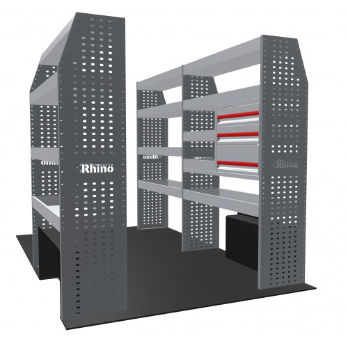 NEW MR4 Modular Racking - Drawer & Shelf - MR071-DS (FWD)