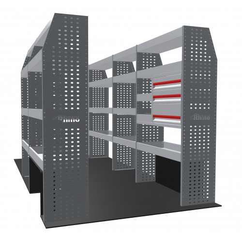 NEW MR4 Modular Racking - Drawer & Shelf - MR077-DS