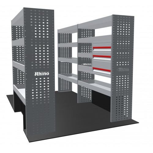 NEW MR4 Modular Racking - Drawer & Shelf - MR113-DS