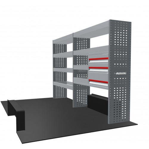 NEW MR4 Modular Racking - Drawer & Shelf - MR117-DS (RWD)