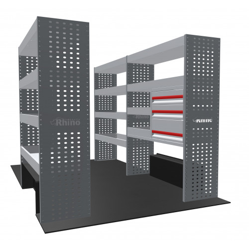 NEW MR4 Modular Racking - Drawer & Shelf - MR119-DS (RWD)