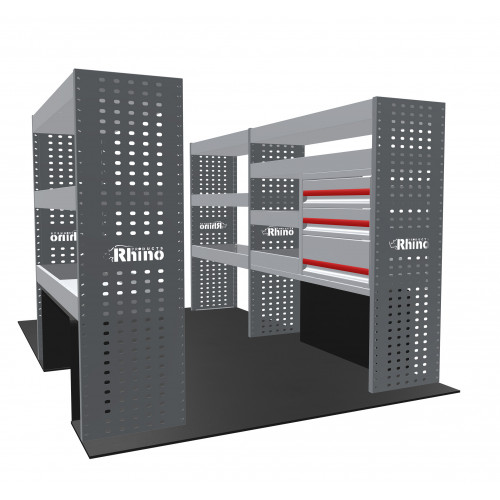 NEW MR4 Modular Racking - Drawer & Shelf - MR167-DS