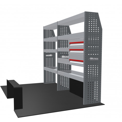 NEW MR4 Modular Racking - Drawer & Shelf - MR171-DS