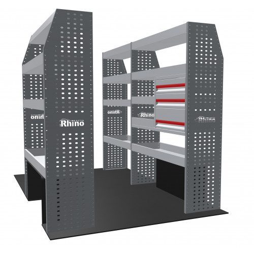 NEW MR4 Modular Racking - Drawer & Shelf - MR173-DS