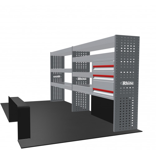 NEW MR4 Modular Racking - Drawer & Shelf - MR177-DS