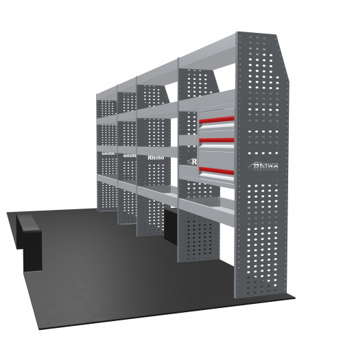 NEW MR4 Modular Racking - Drawer & Shelf - MR195-DS