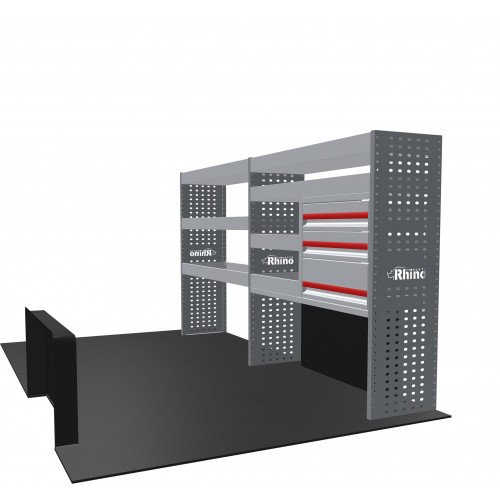 NEW MR4 Modular Racking - Drawer & Shelf - MR213-DS