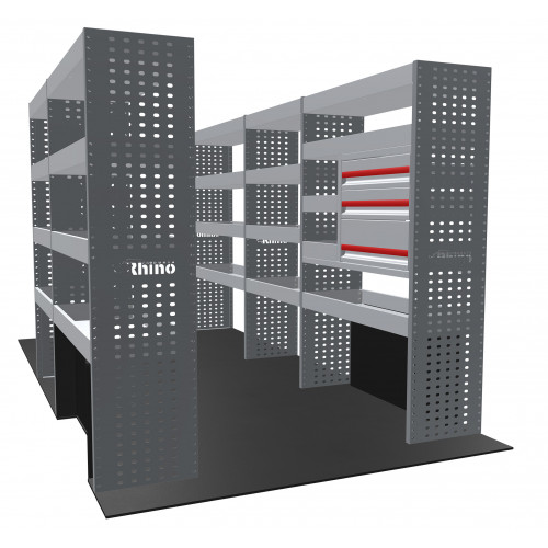 NEW MR4 Modular Racking - Drawer & Shelf - MR227-DS