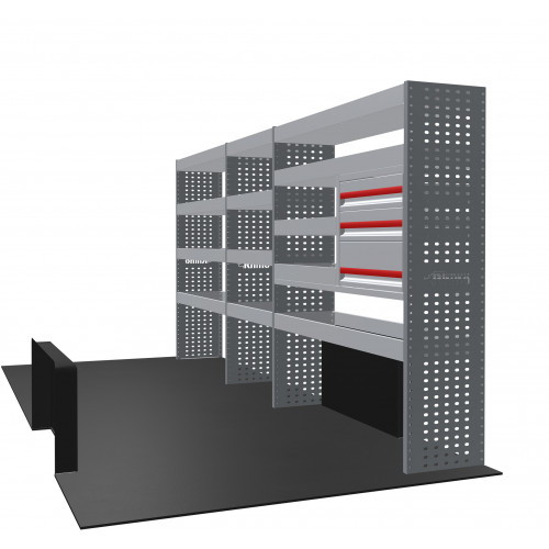 NEW MR4 Modular Racking - Drawer & Shelf - MR237-DS