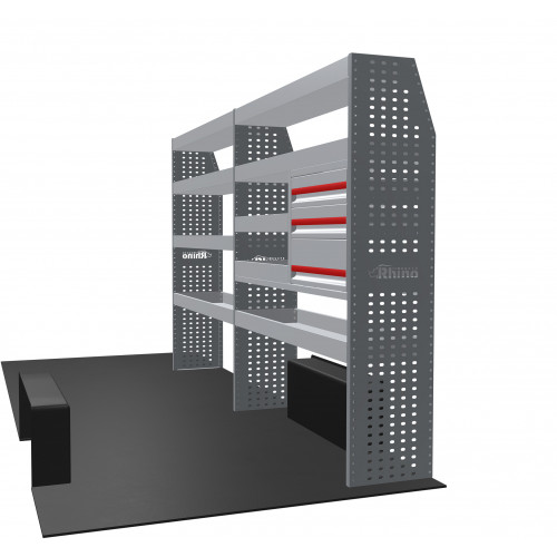 NEW MR4 Modular Racking - Drawer & Shelf - MR285-DS