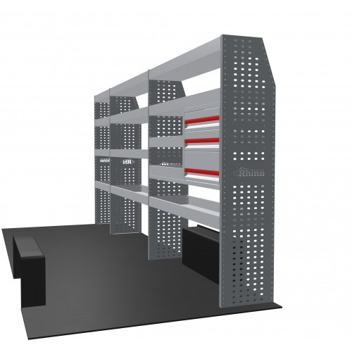 NEW MR4 Modular Racking - Drawer & Shelf - MR287-DS