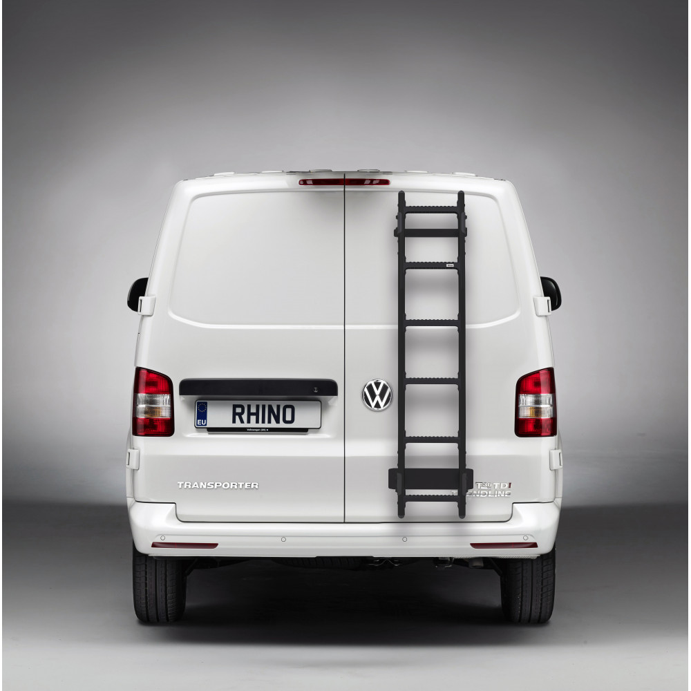 Rhino VanLadder™ Black Rear Door Ladder - 6 Step (bespoke fitting kit) - BL6-LK41